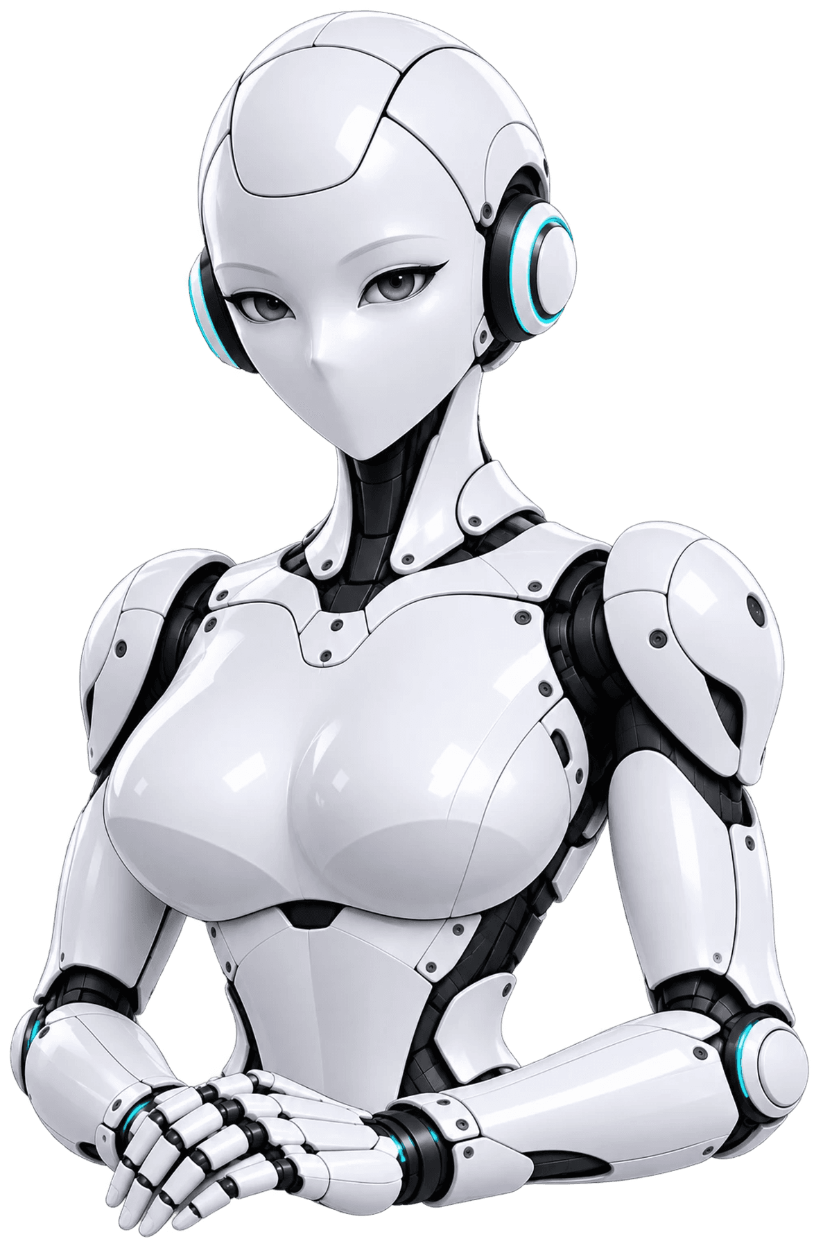인코딩이 Blender로 만들고 직접 디렉팅한 안드로이드 흉상